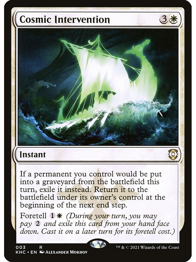 Cosmic Intervention (normal) | Inglés | NM | KHC | 3 1