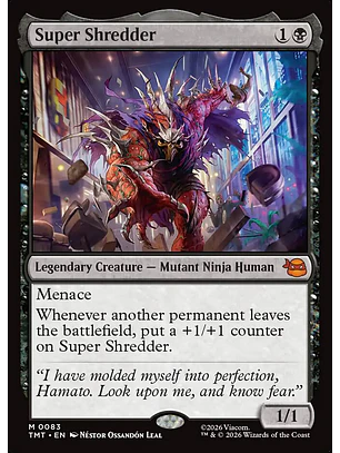 Super Shredder (normal) | Inglés | NM | TMT | 83