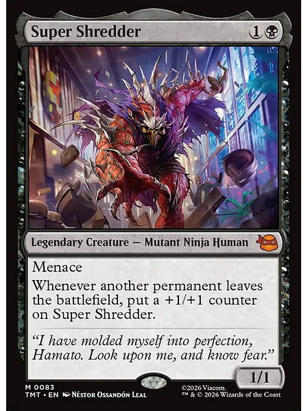 Super Shredder (normal) | Inglés | NM | TMT | 83 1