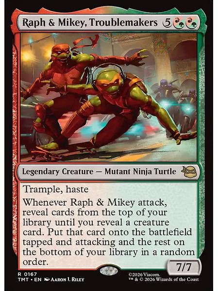 Raph & Mikey, Troublemakers (normal) | Inglés | NM | TMT | 167 1
