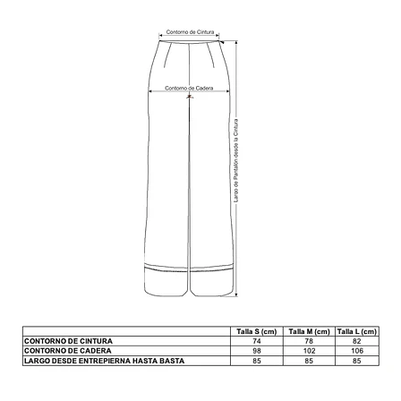 Pantalón Columna 16