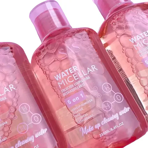 Agua Micelar Solucion Limpiadora Desmaquillante 5 En 1 Sas