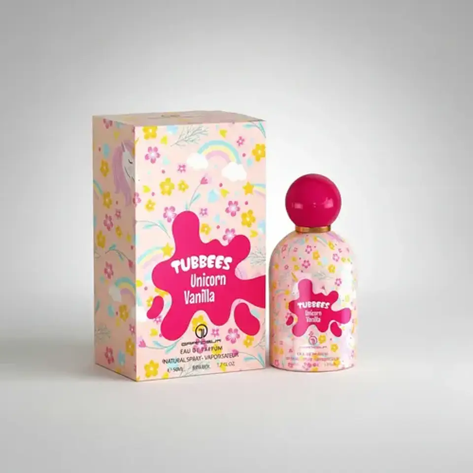 Perfume Árabe Grandeur Tubbees Unicorn Vanilla Edp 50ml Mujer Gourmand 2