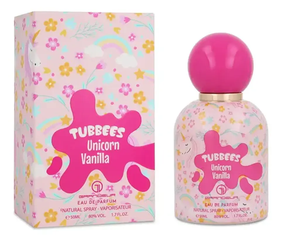 Perfume Árabe Grandeur Tubbees Unicorn Vanilla Edp 50ml Mujer Gourmand 7