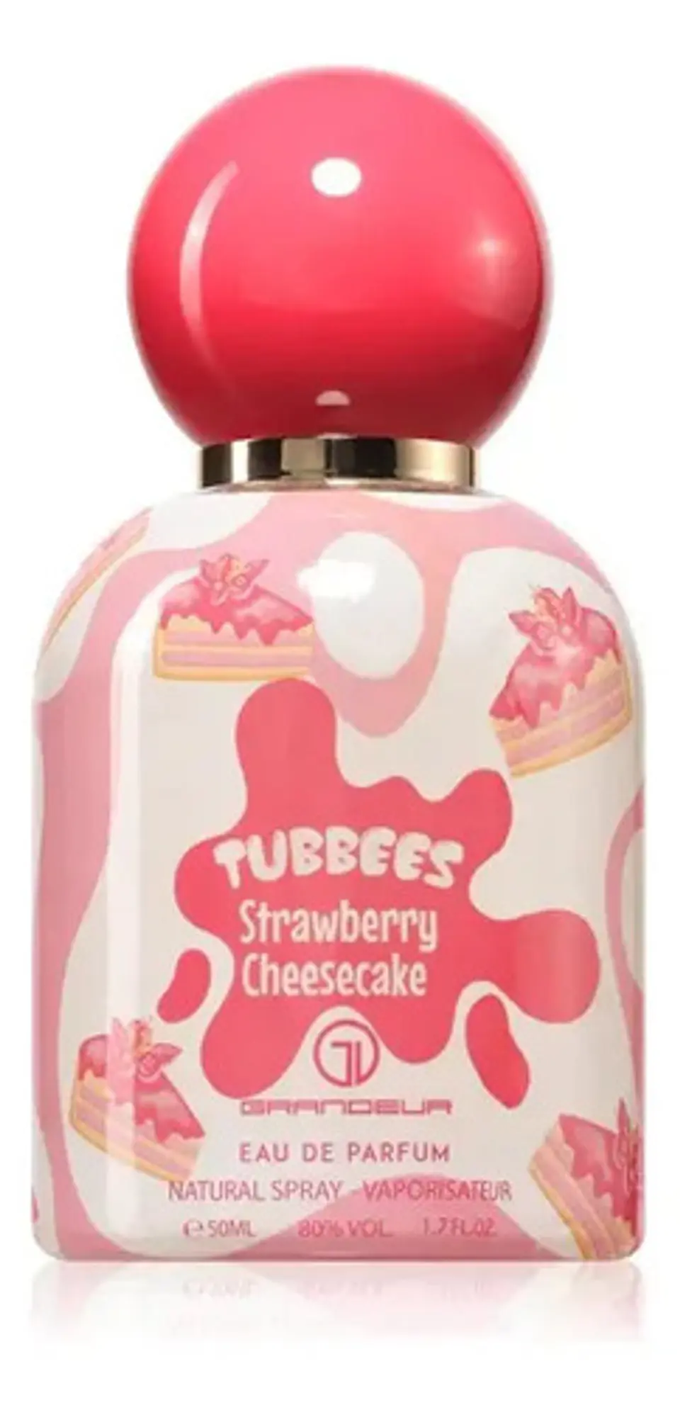 Perfume Árabe Grandeur Tubbees Strawberry Cheesecake Eau De Parfum 50ml 2
