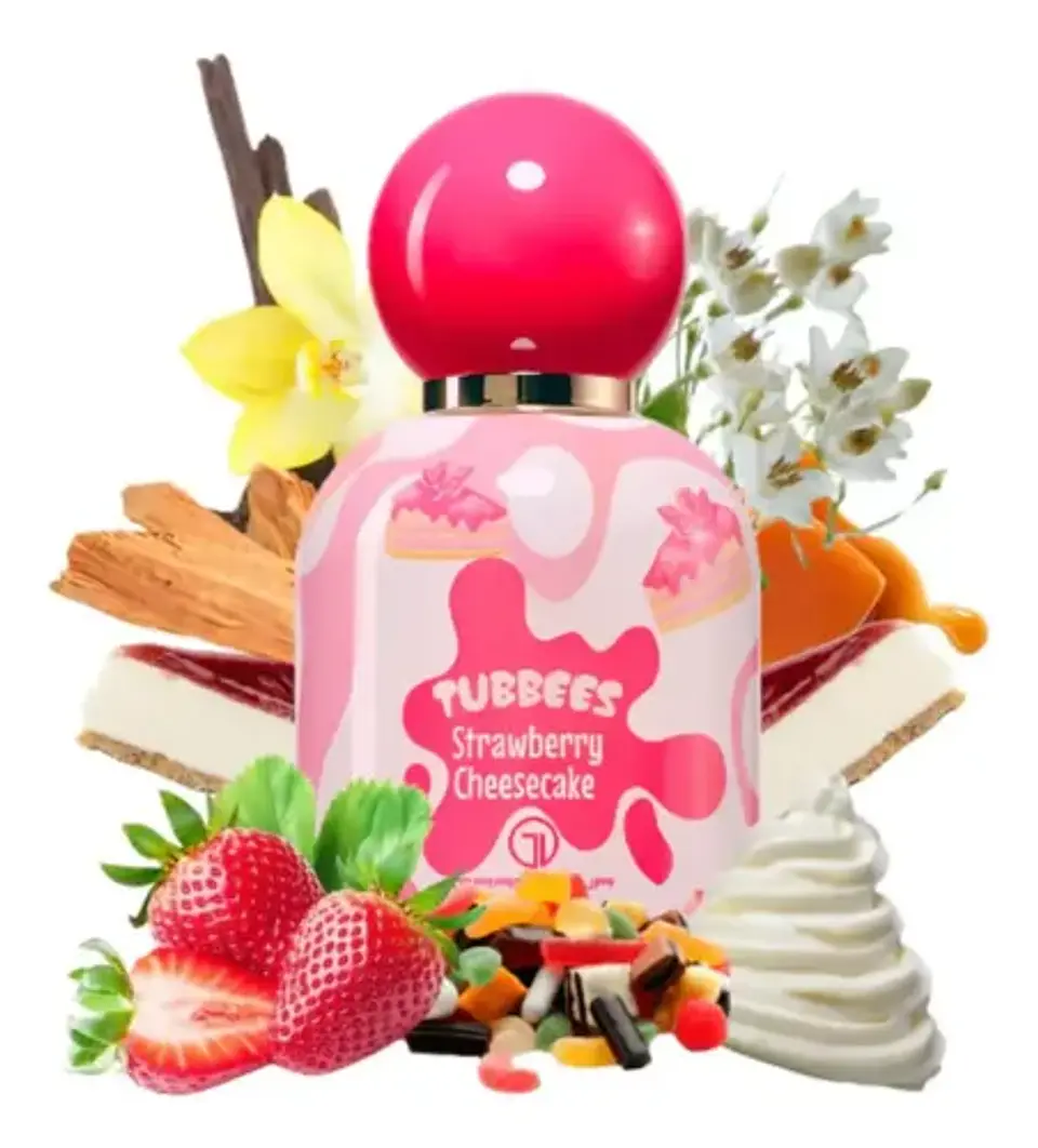 Perfume Árabe Grandeur Tubbees Strawberry Cheesecake Eau De Parfum 50ml 3