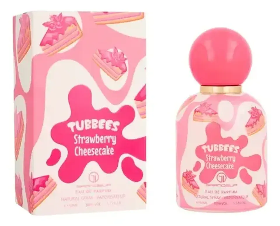 Perfume Árabe Grandeur Tubbees Strawberry Cheesecake Eau De Parfum 50ml 5