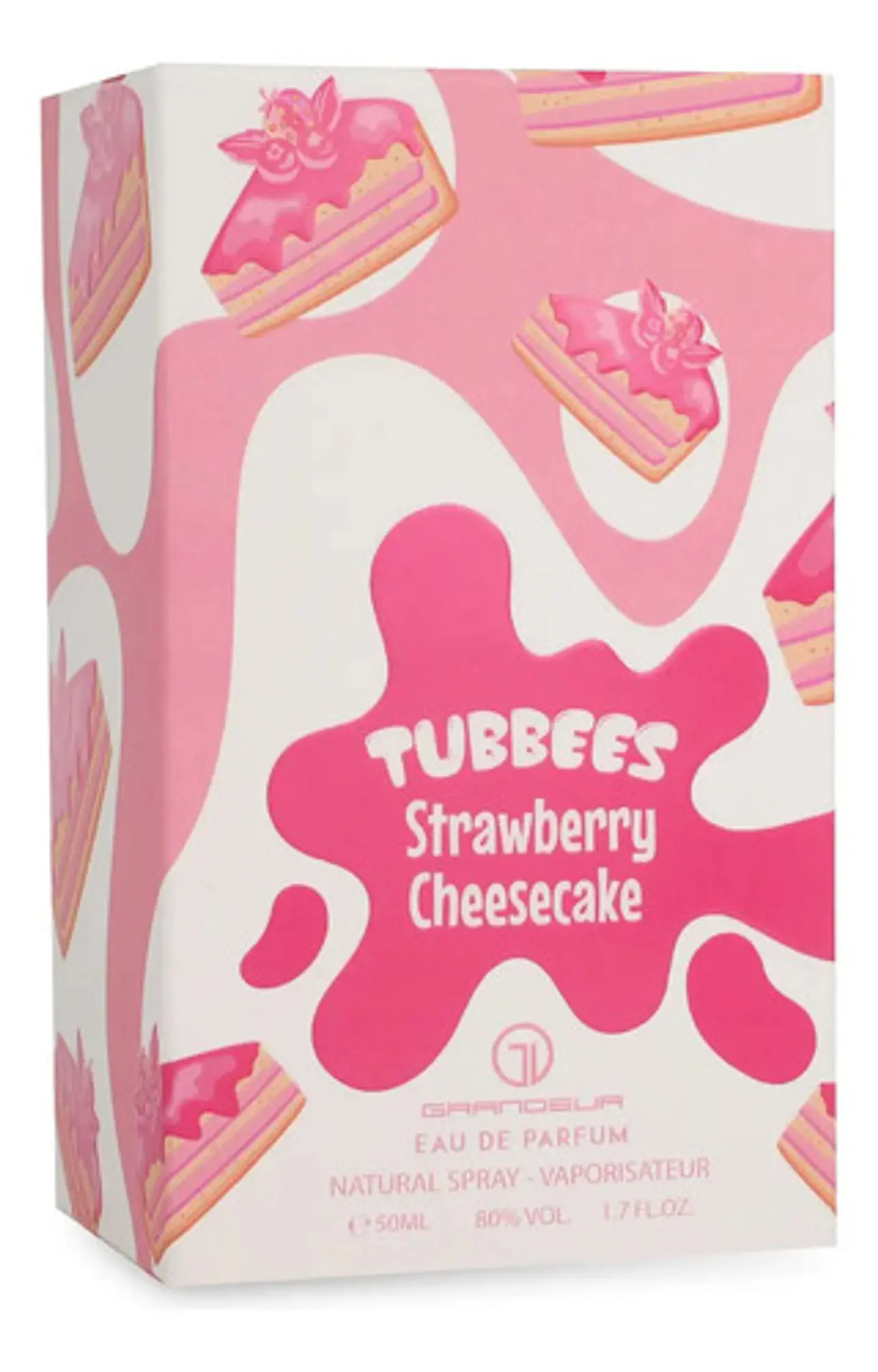 Perfume Árabe Grandeur Tubbees Strawberry Cheesecake Eau De Parfum 50ml 11