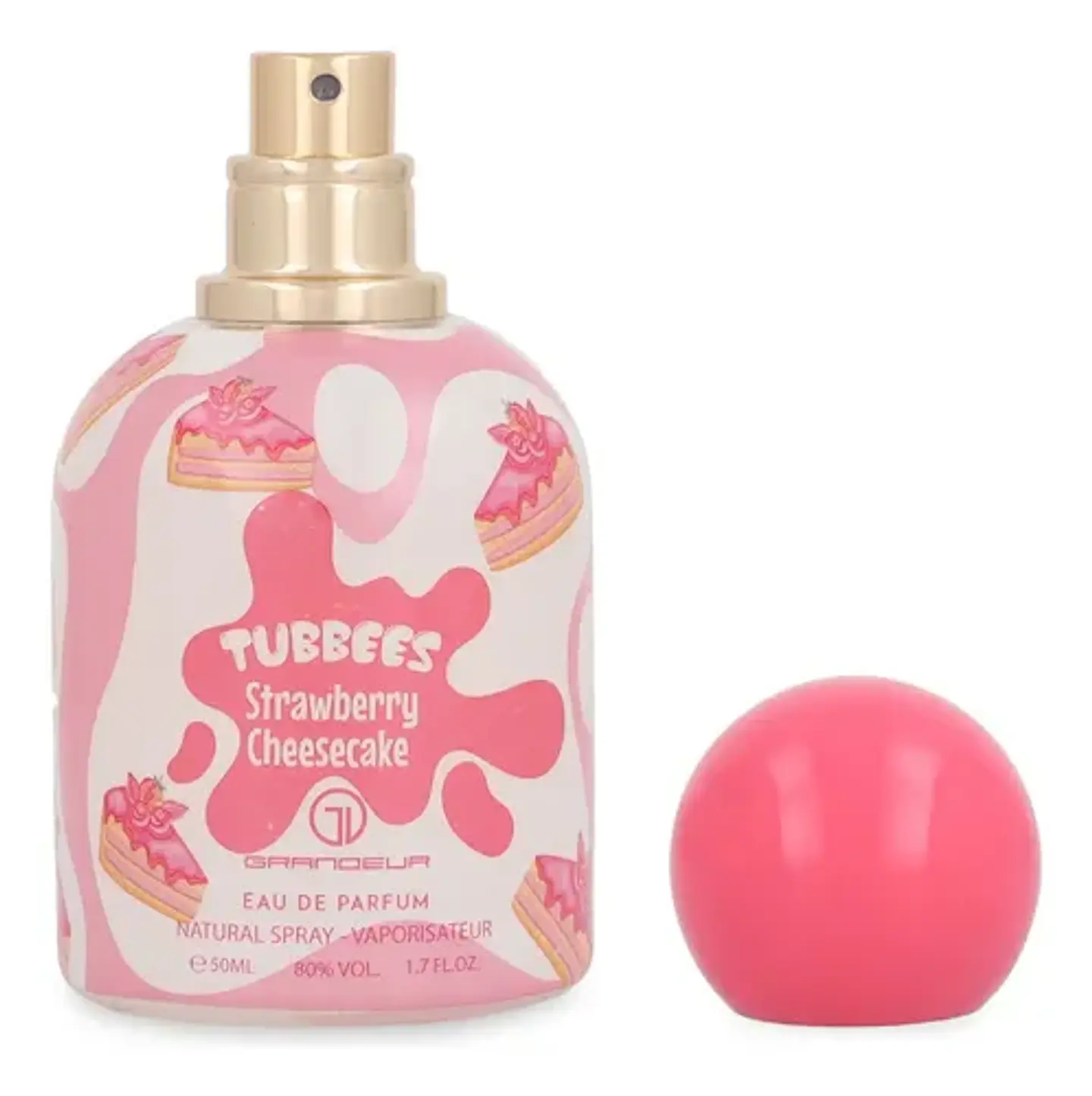 Perfume Árabe Grandeur Tubbees Strawberry Cheesecake Eau De Parfum 50ml 12