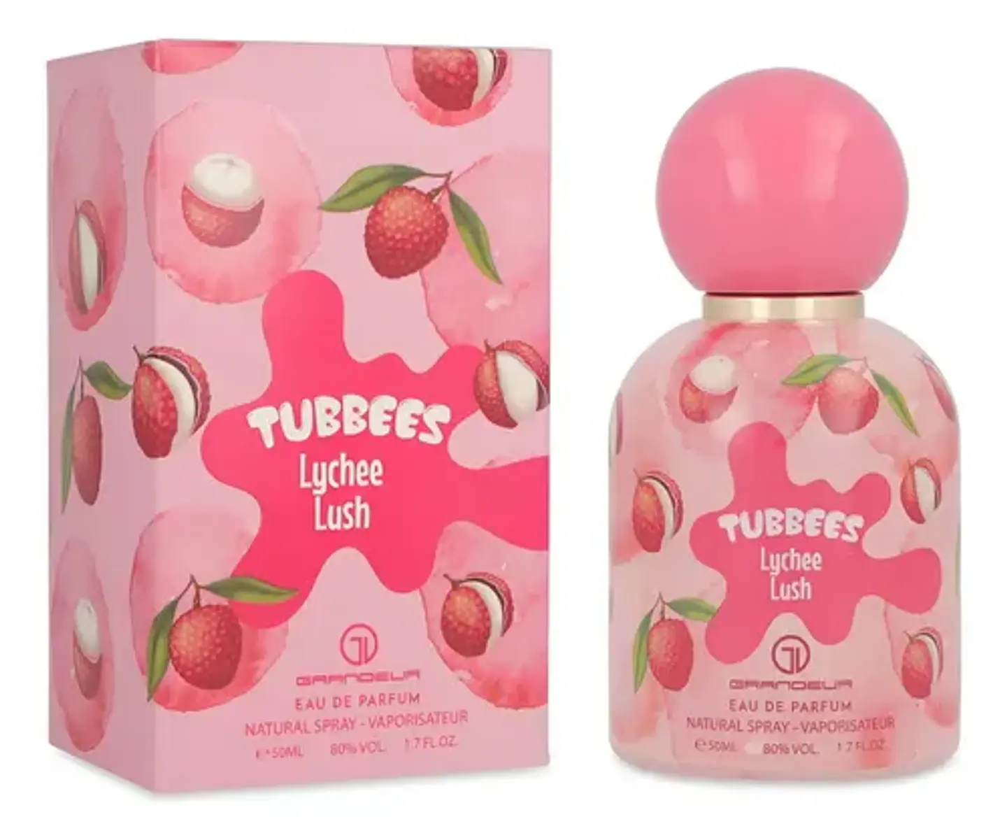 Grandeur Tubbees Lychee Lush Eau De Parfum Infantil Frutal 50ml 2