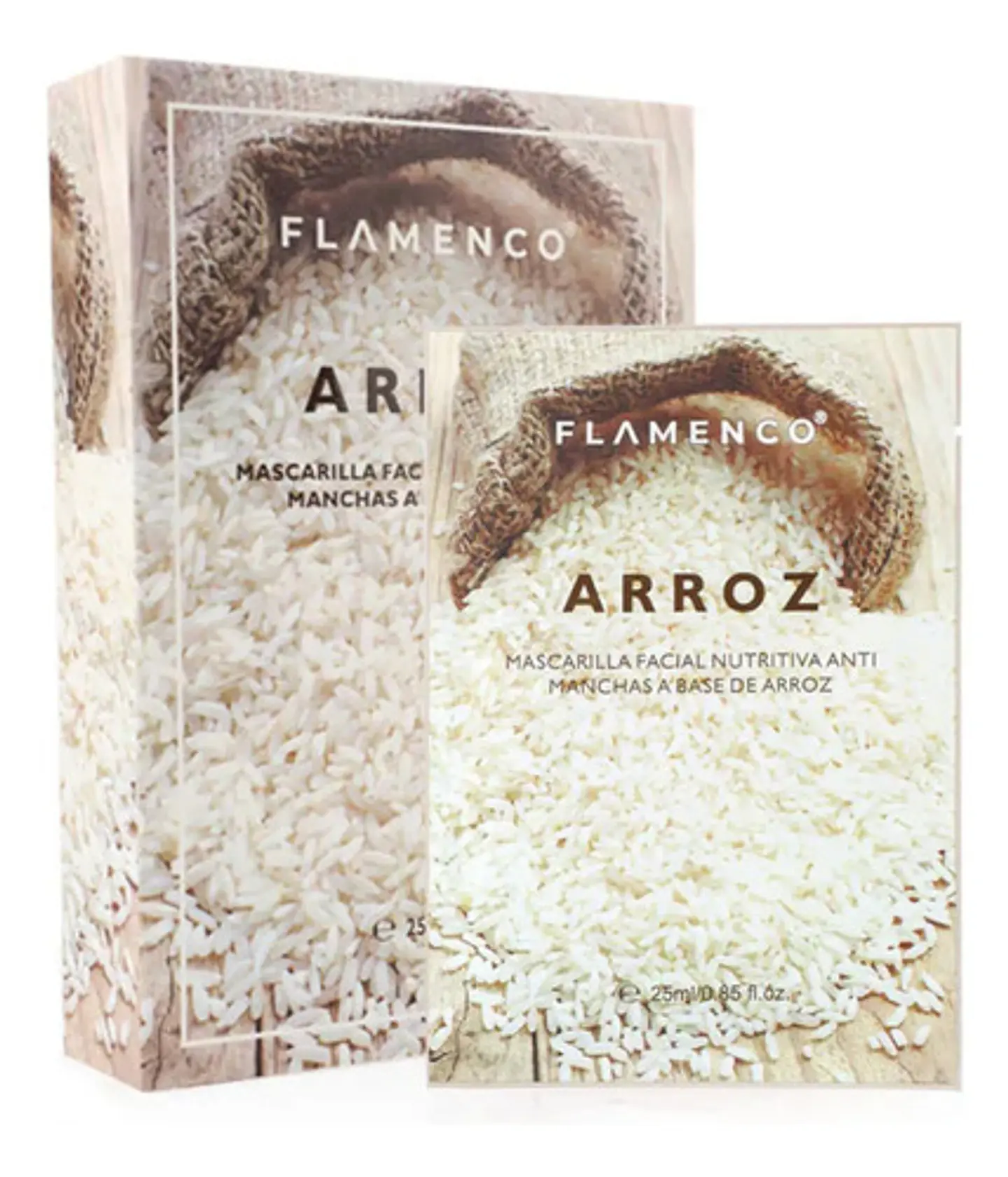 Mascarilla Facial Flamenco Arroz Piel Seca 25ml Rostro 2