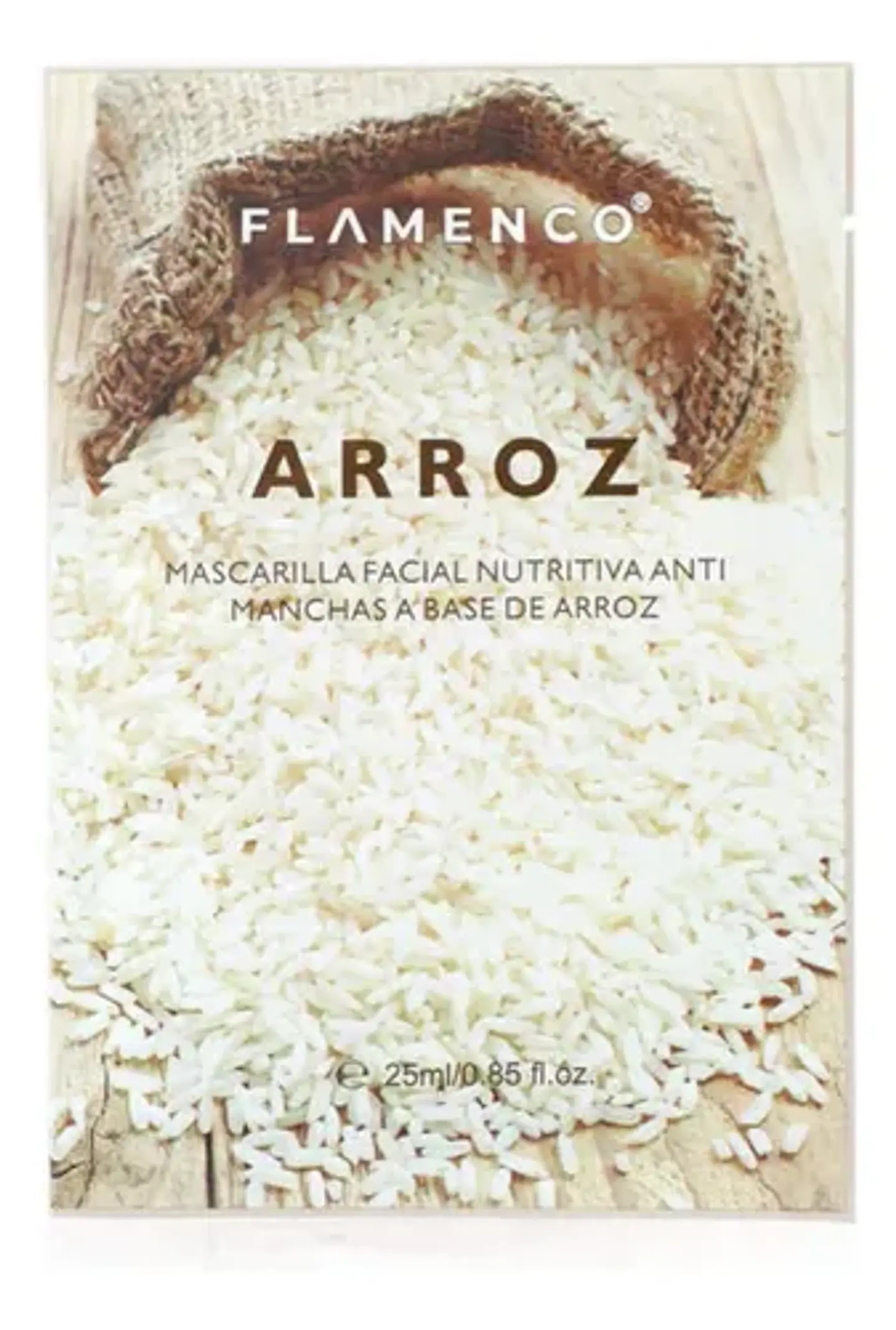 Mascarilla Facial Flamenco Arroz Piel Seca 25ml Rostro 3