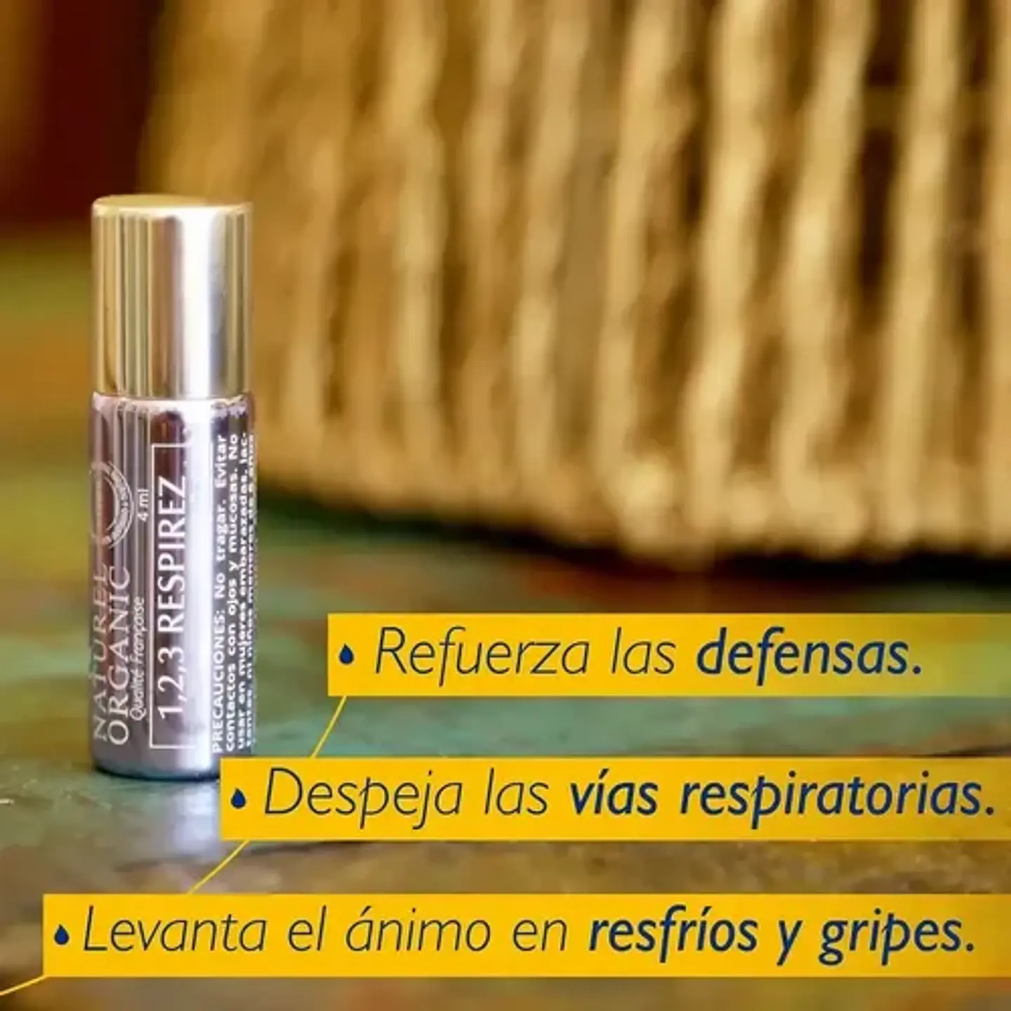 Roll On Eucalipto Menta Respirar Mejor 4ml Naturel Organic 3