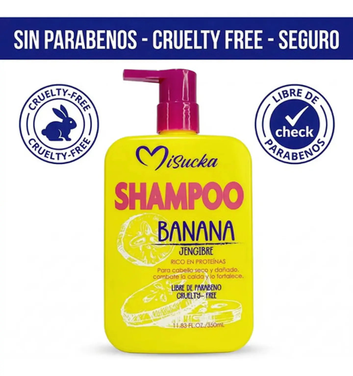Shampoo Banana Jengibre Misucka 350 Ml 6