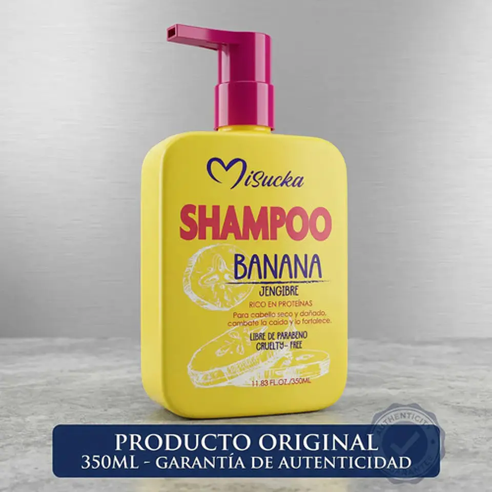 Shampoo Banana Jengibre Misucka 350 Ml 7