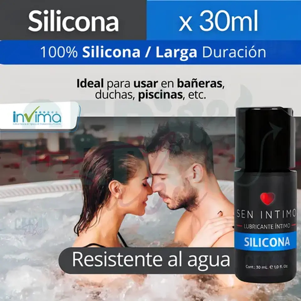 Lubricante Sen Intimo De Silicon Underwater 30ml + Regalo Sin Sabor 4