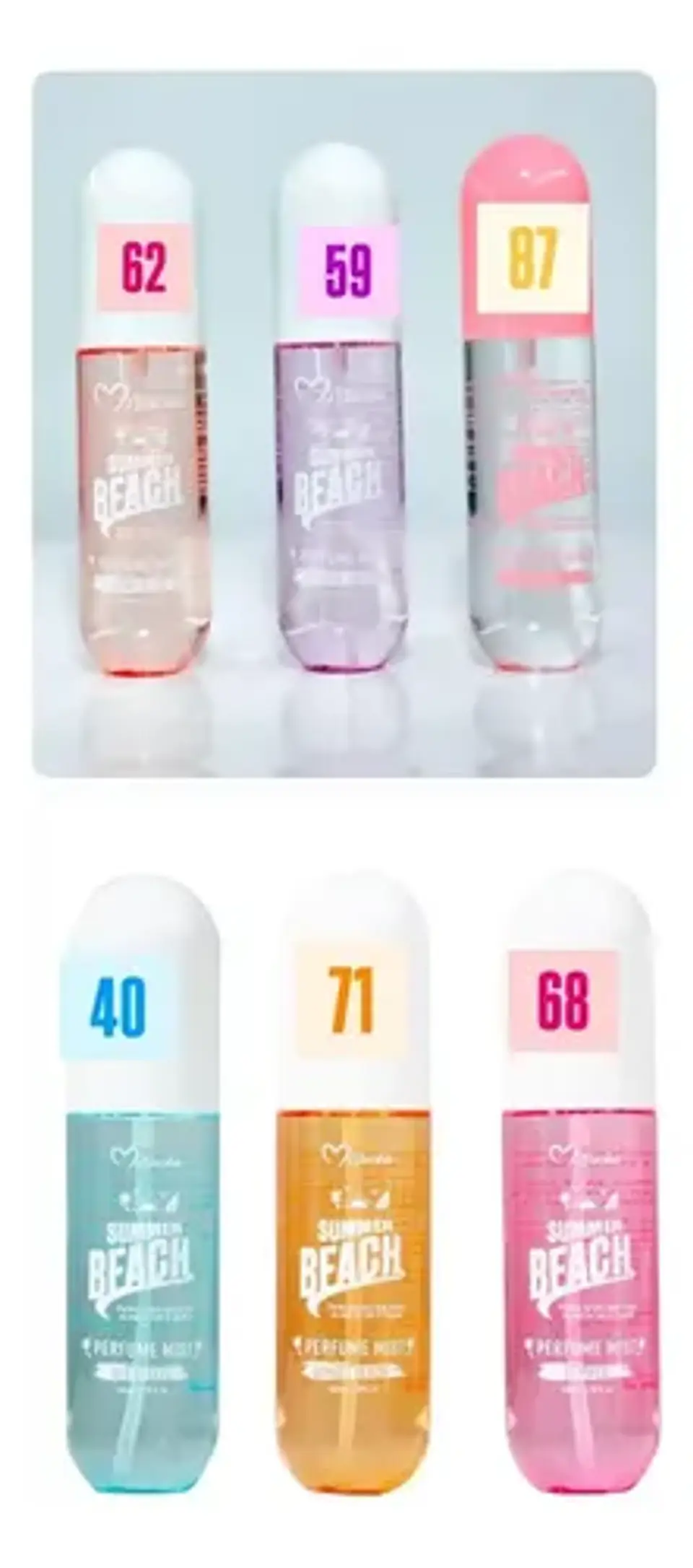 Misucka Summer Beach Perfume Splash Maderas Vainilla Almizcle 100ml 3