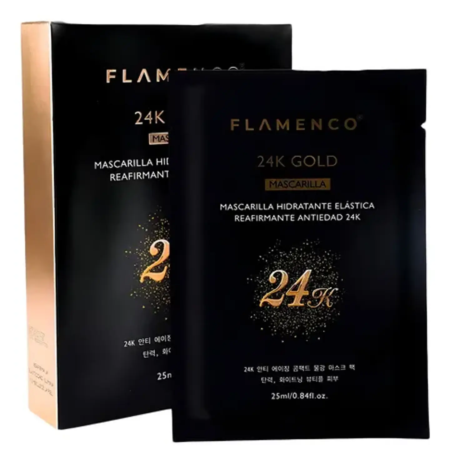 Pack 10 Mascarillas Faciales Mascarillas Hidratantes Oro 24k 2