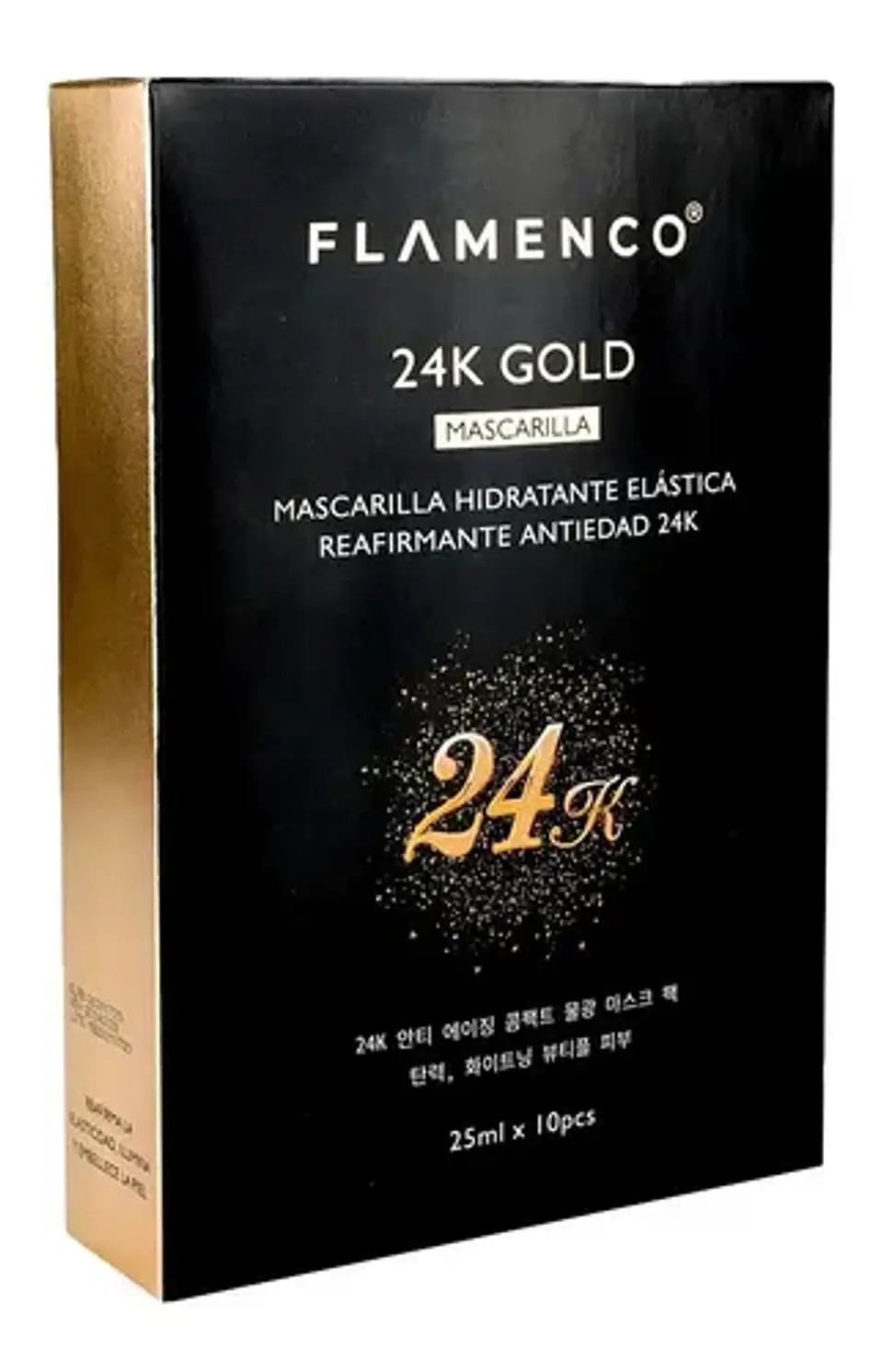 Pack 10 Mascarillas Faciales Mascarillas Hidratantes Oro 24k 3