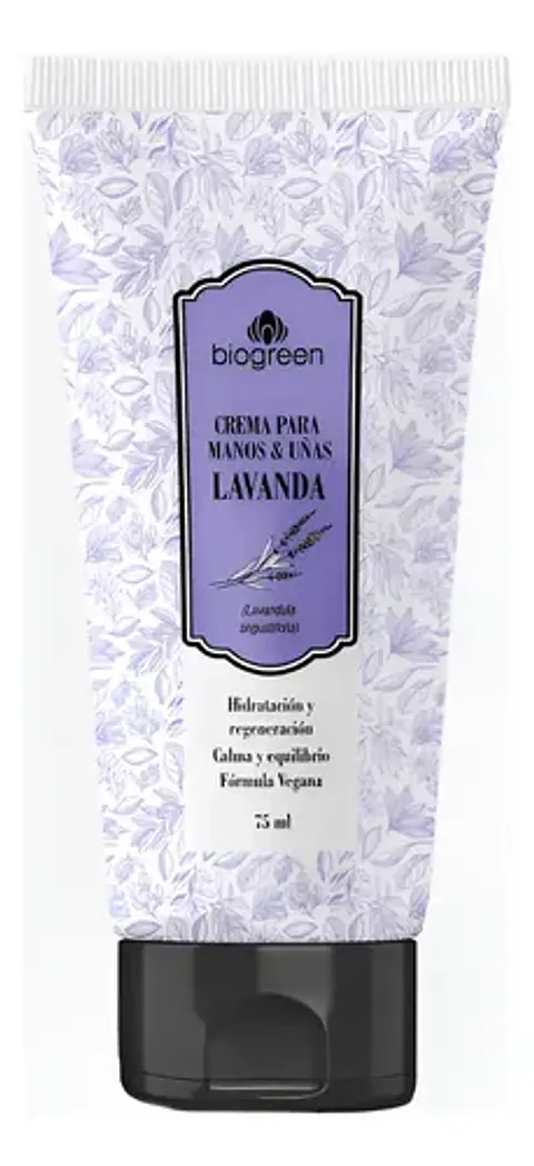 Crema De Manos Y Uñas Lavanda 75 Ml Biogreen
