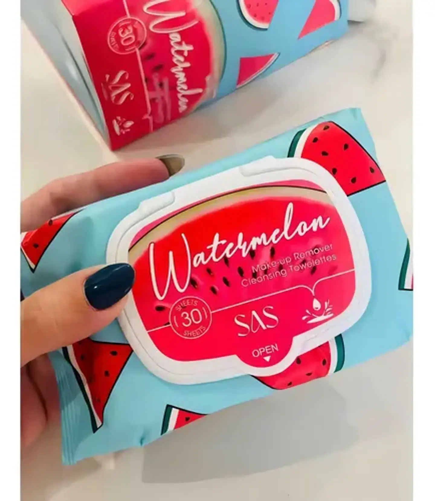 Toallitas Desmaquillantes Watermelon 30 Unidades Sas 4