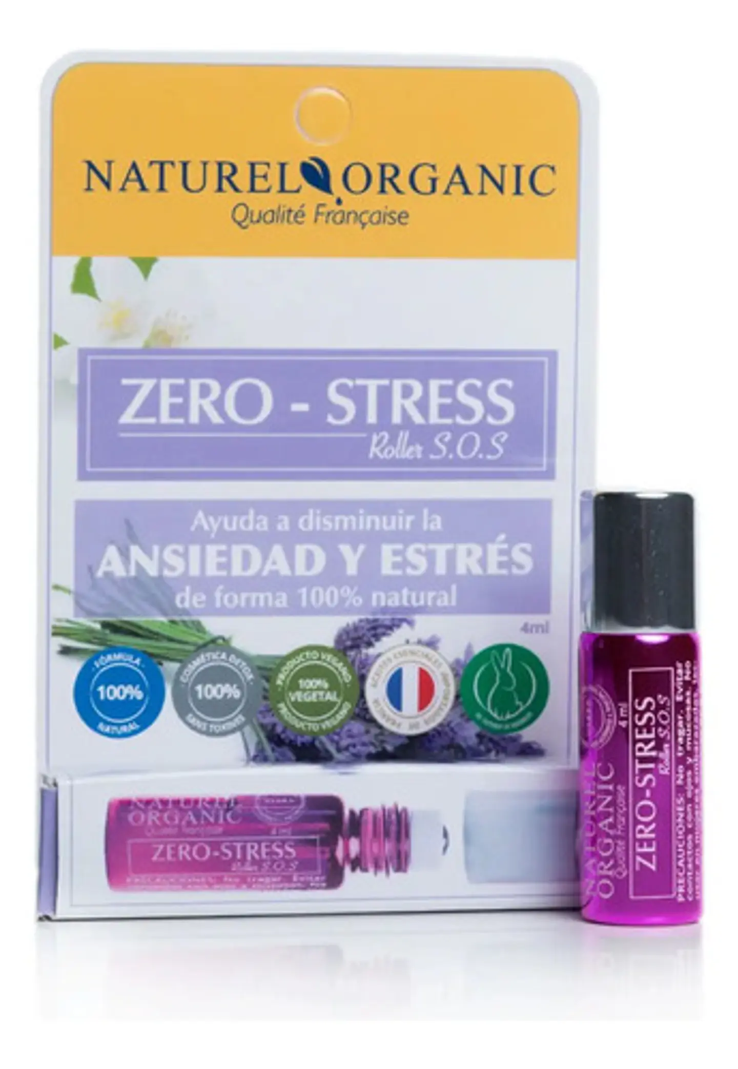 Roll On Aromaterapia Lavanda Provenza Zero Stress Relajacion Naturel Organic 1