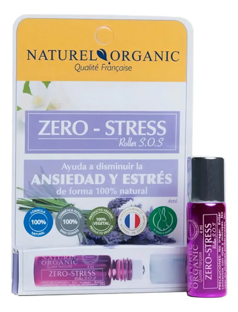 Roll On Aromaterapia Lavanda Provenza Zero Stress Relajacion Naturel Organic 5