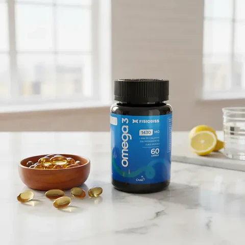 Omega 3 Fisiobiss 1430 Mg 60 Cápsulas Suplemento