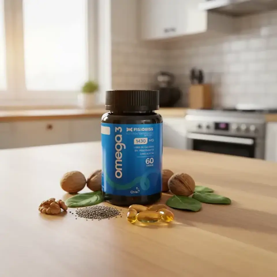 Omega 3 Fisiobiss 1430 Mg 60 Cápsulas Suplemento 2