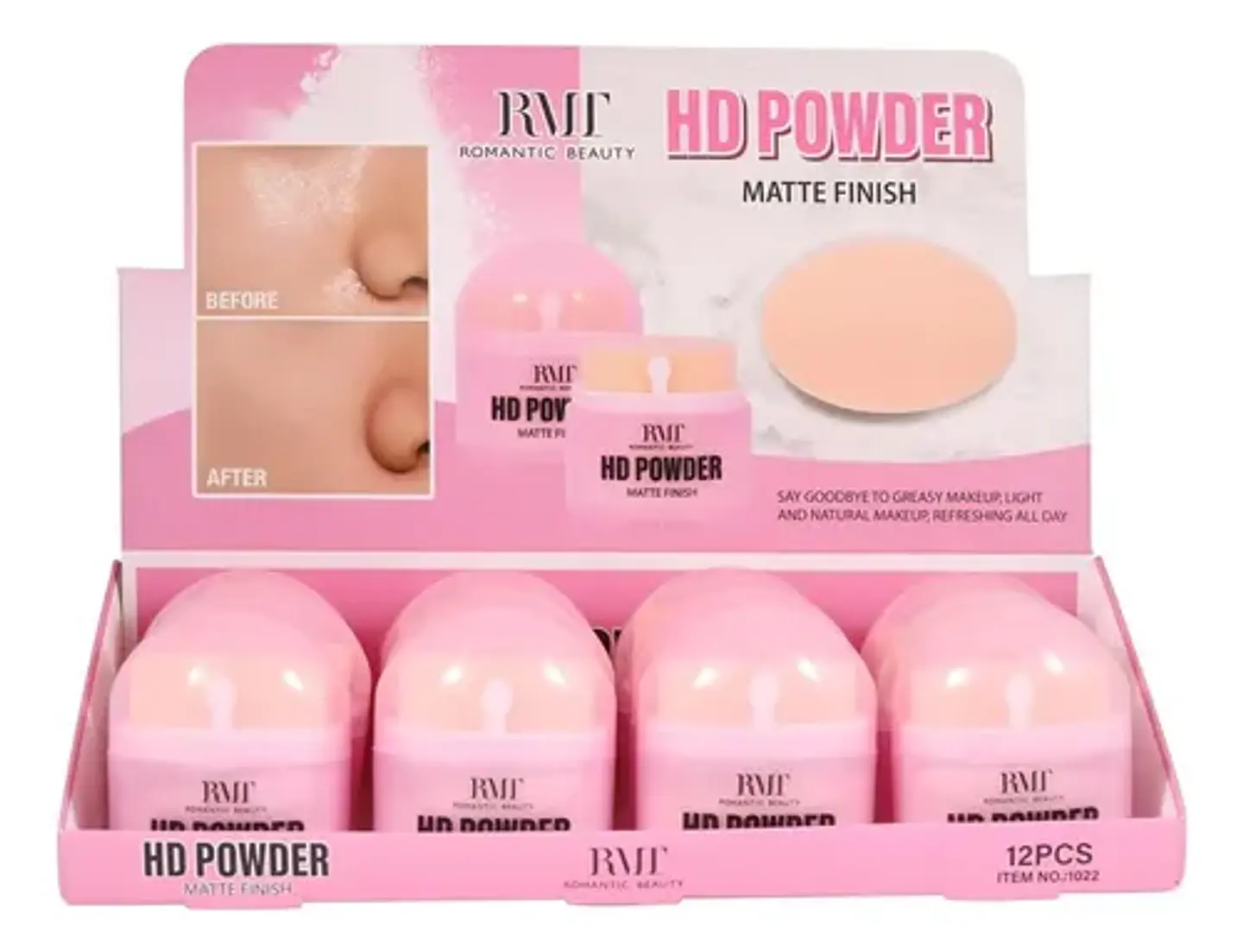 Polvo Hd Translúcido Rmt Romantic Beauty Acabado Mate 1