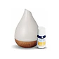 Difusor Aromaterapia Humidificador De Aire Mystic + Esencia Blanco Naturel Organic - Miniatura 1
