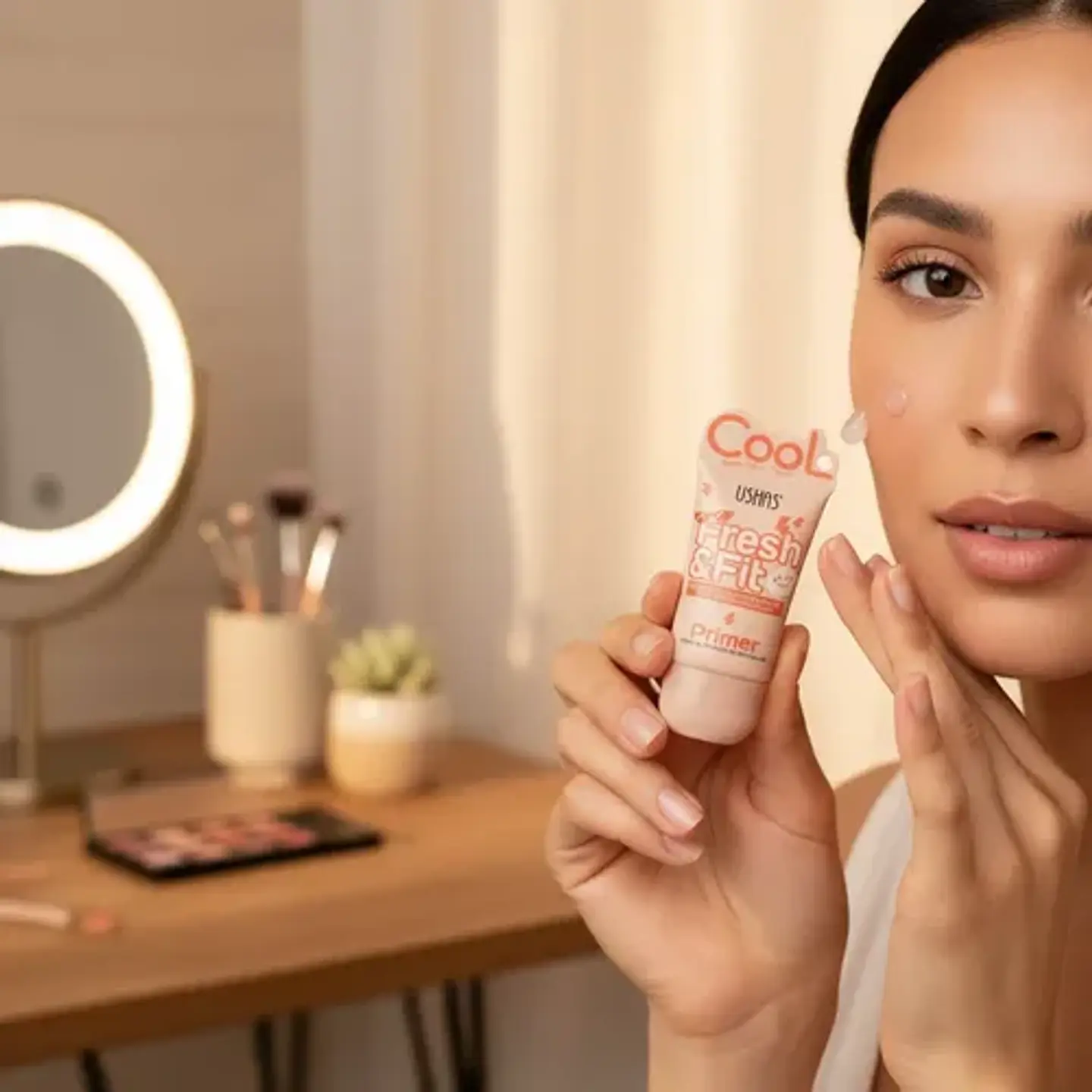 Primer De Maquillaje Ushas Cool Fresh & Fit 4