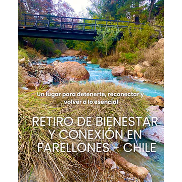 27/28/29 Noviembre-Retiro de Bienestar y Conexión en Farellones-Chile