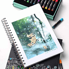 HIMI GOUACHE BLOCK DE 50 PÁGINAS (160 GRS, 17.8CM * 25.4CM) 6