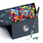 OHUHU MAUI 100 MARCADORES A BASE DE AGUA  PINCEL&FINELINER 2