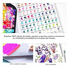 OHUHU BLOCK PARA MARCADORES DE ALCOHOL  (21X21 CM, 78 HOJAS) 5