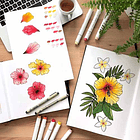 OHUHU BLOCK PARA MARCADORES DE ALCOHOL  (21X21 CM, 78 HOJAS) 6