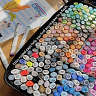 OHUHU 320 MARCADORES DE ALCOHOL + 1 BLENDER FINA&BISELADA 4