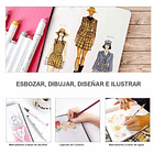 OHUHU BLOCK PARA MARCADORES DE ALCOHOL (21X29 CM, 78 HOJAS) 120 LB/200 GSM 5