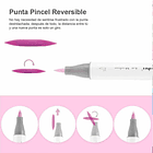 OHUHU 120 MARCADORES DE ALCOHOL + 1 BLENDER. PINCEL&FINA 6