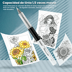 OHUHU KOHALA TIRALINEAS DE PUNTA FINA PAQUETE DE 9 6