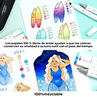 OHUHU BLOCK PARA MARCADORES CON ANILLADO EN ESPIRAL (25.4 X 19.3CM 60 HOJAS 150G) 9