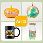 ARRTX MARCADORES METÁLICOS DE PINTURA ACRÍLICA DE 12 COLORES PUNTA PINCEL 6