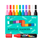 ARRTX 10 MARCADORES ACRÍLICOS JUMBO DE 15 MM 1