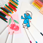 MIYA LÁPICES DE COLOR AL OLEO GEOMETRICOS 36 COLORES 4