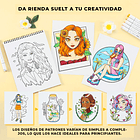 OHUHU BLOCK CON TEMAS DE PERSONAJES 25,4 x 20,32 CM 3