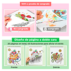 OHUHU LIBRO PARA COLOREAR DOBLE CARA MY SIMPLE PLEASURE 3