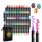 OHUHU 60 MARCADORES ACRÍLICOS PUNTA FINA Y REDONDA 2