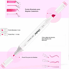 OHUHU 120 MARCADORES DE ALCOHOL + 1 BLENDER FINA Y BISELADA 2