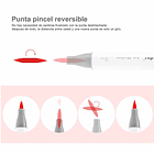 OHUHU 60 MARCADORES DE ALCOHOL + 1 BLENDER PINCEL Y BISELADA (TONOS BASICOS) 2